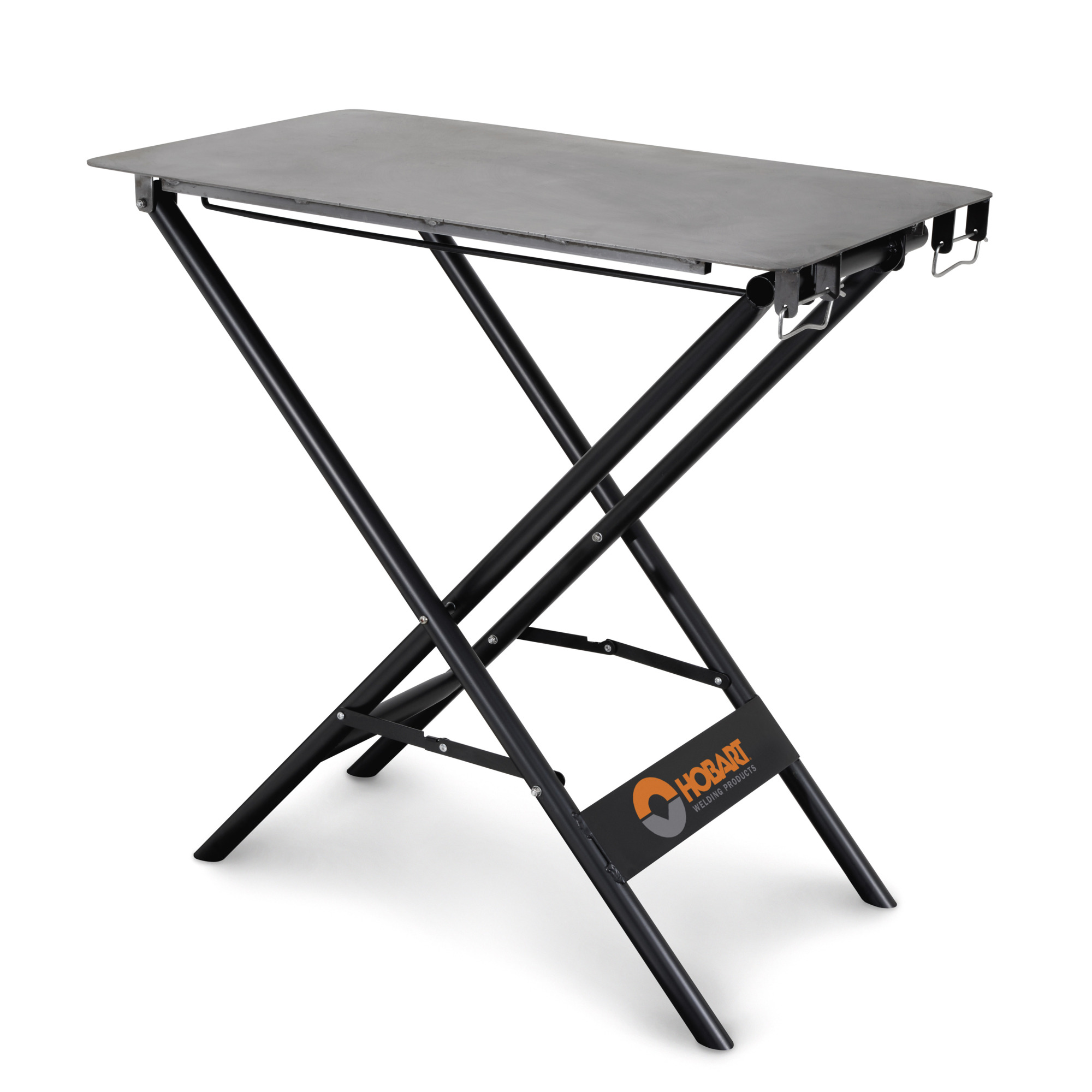 Hobart Portable Folding Welding Table, 35in.L x 19.5in.W x 34in.H, Steel